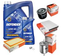 MAHLE Controllo Set 6 L MANNOL Defender 10W-40 Per Volvo V70 I 2.3 Turbo