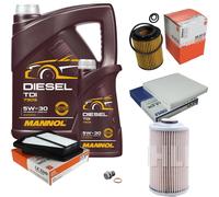 MAHLE Controllo Set 6 L MANNOL Diesel TDI 5W-30 Per Honda CR-V III 2.2i-DTEC