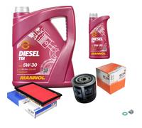 MAHLE Controllo Set 6 L MANNOL Diesel TDI 5W-30 Per Nissan X-Trail 2.2 dCi