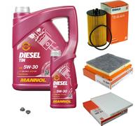 MAHLE Controllo Set 6 L MANNOL Diesel TDI 5W-30 Per Opel Adam