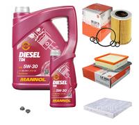 MAHLE Controllo Set 6 L MANNOL Diesel TDI 5W-30 Per Opel Meriva B