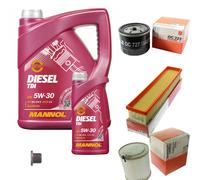 MAHLE Controllo Set 6 L MANNOL DIESEL TDI 5W-30 Per Renault Kangoo 1.5 dCi