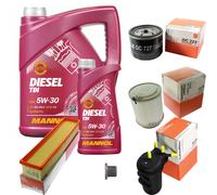 MAHLE Controllo Set 6 L MANNOL DIESEL TDI 5W-30 Per Renault Kangoo 1.5 dCi