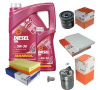 MAHLE Controllo Set 6 L MANNOL Diesel TDI 5W-30 Per VW Polo 64 1.9 D