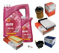 Mahle Controllo Set 6 L mannol Elite 5W-40 per Citroën C1 1.4 HDI Peugeot