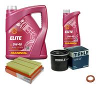 MAHLE Controllo Set 6 L MANNOL Elite 5W-40 Per Nissan Micra IV 1.2 Note