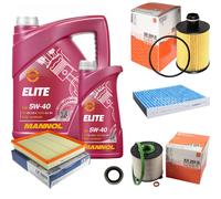 Mahle Controllo Set 6 L mannol Elite 5W-40 per Opel Insignia A Calcio Paese