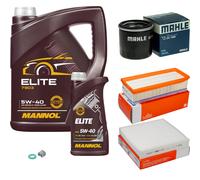 MAHLE Controllo Set 6 L MANNOL Elite 5W-40 Per Renault Clio IV 1.6 RS Trophy