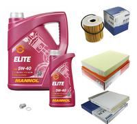 Mahle Controllo Set 6 L mannol Elite 5W-40 per Volvo V70 II 2.4 2.5 T S60 Io