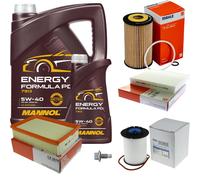 Mahle Controllo Set 6 L mannol Energia Formula Pd 5W-40 per Opel Moca /
