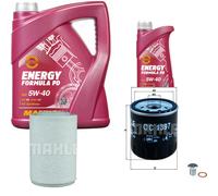 Mahle Controllo Set 6. L mannol Formula 5W-40 per Alfa Romeo Giulietta 1.4