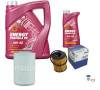 Mahle Controllo Set 6 L mannol Formula 5W-40 per Alfa Romeo Giulietta 1.4 TB
