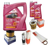 MAHLE Controllo Set 6 L MANNOL Legend+Ester 0W-40 Per BMW 3er Compact 316 TI