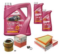Mahle Controllo Set 6 L mannol Legend + Ester 0W-40 per BMW X1 sDrive20i Z4