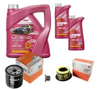MAHLE Controllo Set 6 L MANNOL LEGEND+ESTER 0W-40 Per Citroën 2 CV