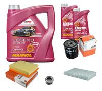 MAHLE Controllo Set 6 L MANNOL LEGEND+ESTER 0W-40 Per Fiat Multipla 1.6 100