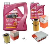 MAHLE Controllo Set 6 L MANNOL Legend+Ester 0W-40 Per Ford Focus II 2.5 RS