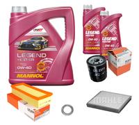 MAHLE Controllo Set 6 L MANNOL LEGEND+ESTER 0W-40 Per MG Rover 25 1.4 16V