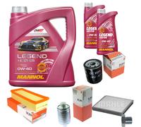 MAHLE Controllo Set 6 L MANNOL LEGEND+ESTER 0W-40 Per MG Rover 25 1.4 16V