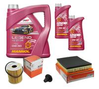 MAHLE Controllo Set 6 L MANNOL Legend+Ester 0W-40 Per MINI Mini Cooper One