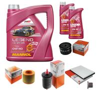 MAHLE Controllo set 6 L MANNOL Legend+Ester 0W-40 per Renault Megane Io