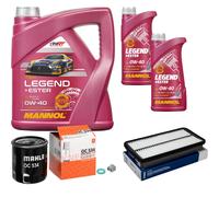MAHLE Controllo Set 6 L MANNOL LEGEND+ESTER 0W-40 Per Toyota MR 2 II 2.0 16V