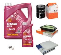 Mahle Controllo Set 6 L mannol Legend Ultra 0W-20 per Honda Cr-V IV 2.0 AWD