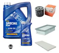 Mahle Controllo Set 6 L mannol Special Plus 10W-30 per Fiat Tempra 1.8 Ad.es.