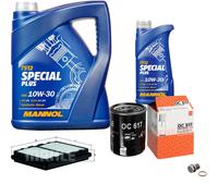 MAHLE Controllo Set 6 L MANNOL Special Plus 10W-30 Per Honda CRX III 1.6 ESi