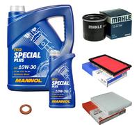 Mahle Controllo Set 6 L mannol Special Plus 10W-30 per Nissan Tino Dennis