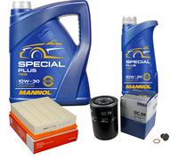 MAHLE Controllo Set 6 L MANNOL Special Plus 10W-30 Per Opel Omega A Caravan