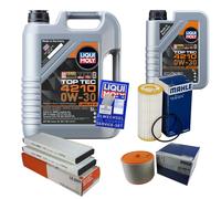 Mahle Controllo Set 6 L Motore Liqui Moly Top Tec 4210 0W-30 per Audi A6 2.0