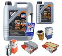 Mahle Controllo Set 6 L Motore Liqui Moly Top Tec 4210 0W-30 per Audi DD