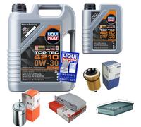 Mahle Controllo Set 6 L Motore Liqui Moly Top Tec 4210 0W-30 per Audi Tt