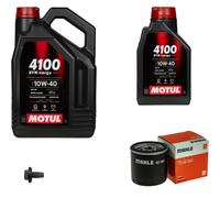 MAHLE Controllo Set 6 L MOTUL 4100 SYN-ERGY SPEC 10W40 Per Mazda 2 1.4 1.25
