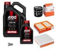 MAHLE Controllo Set 6 L MOTUL 4100 SYN-nergy SPEC 10W40 Per Audi A3 Sportback