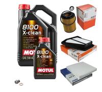 MAHLE Controllo Set 6 L MOTUL 8100 X-CLEAN 5W-40 Per Honda CR-V III
