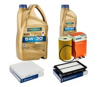 MAHLE Controllo Set 6 L RAVENOL SMP 5W-30 per KIA Sportage 1.7 CRDi