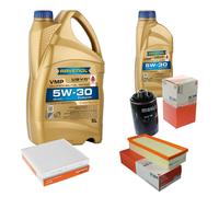 MAHLE Controllo Set 6 L Ravenol VMP 5W-30 per Audi Q5 2.0 TFSI quattro