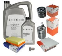 MAHLE Controllo Set 6 L VW Olio Motore 0W-30 LONGLIFE III FE Per Polo 64 1.9 D