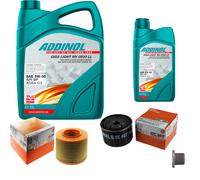 MAHLE Controllo Set 6L ADDINOL GIGA LIGHT MV 0530 LL 5W-30 Per Renault 19 II