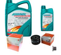 MAHLE Controllo Set 6L ADDINOL GIGA LIGHT MV 0530 LL 5W-30 Per Renault 19 II