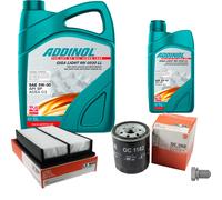 MAHLE Controllo Set 6L ADDINOL GIGA LIGHT MV 5W-30 Per Mazda 5 CR19 2.0 1.8