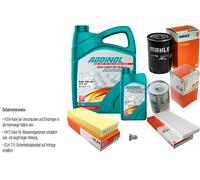 Mahle Controllo Set 6L Addinol Giga Luce Mv 5W-30 per ' Aria Audi Coupé 89 8B