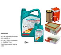 Mahle Controllo Set 6L Addinol Giga Luce Mv 5W-30 per Opel Mokka / x Scheda Di