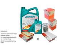 MAHLE Controllo set 6L ADDINOL GIGALUCE MV 5W-30 per Audi Coupe 89 8B 2.0