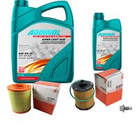 MAHLE Controllo Set 6L ADDINOL SUPER LIGHT 5W-40 Per Alfa Romeo Spider 939