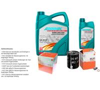 MAHLE Controllo Set 6L ADDINOL SUPER LIGHT 5W-40 Per Honda CR-V I RD 2.0 16V