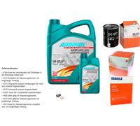 Mahle Controllo Set 6L Addinol Super Light 5W-40 per Honda Cr-V I Rd 2.0