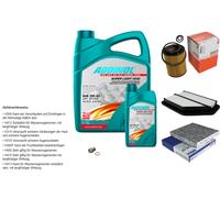 Mahle Controllo Set 6L Addinol Super Light 5W-40 per Honda Cr-V III Ri